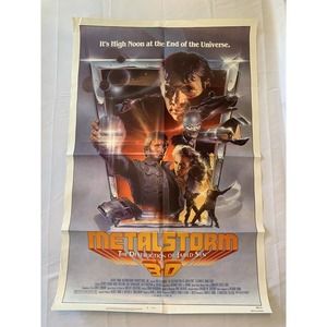 MetalStorm 3D Original One Sheet Movie Poster - Folded - 1983